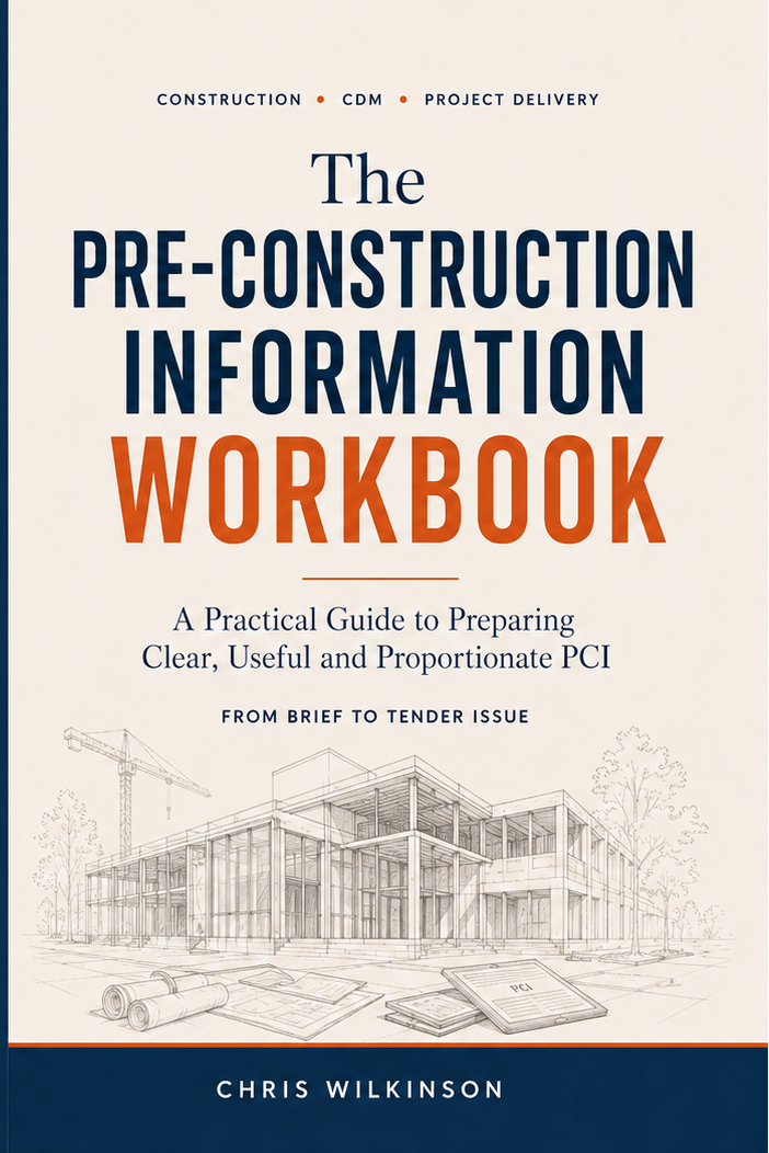 Cover of The Pre-Construction Information Workbook by Chris Wilkinson
